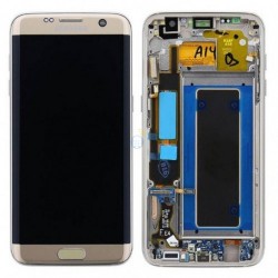Touch+Lcd Con Frame Samsung S7 Edge G935 Dorado