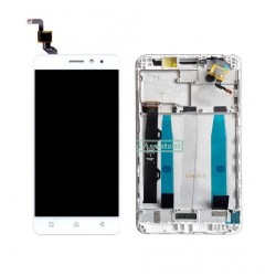 Touch+Display Con Frame Lenovo K6 5.0" Blanco