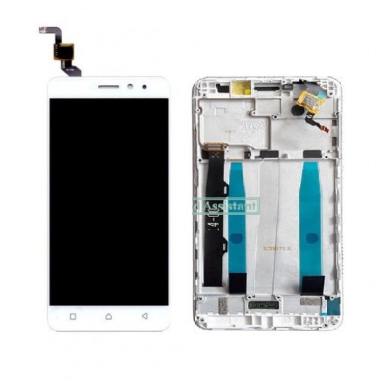 Touch+Display Con Frame Lenovo K6 5.0" Blanco