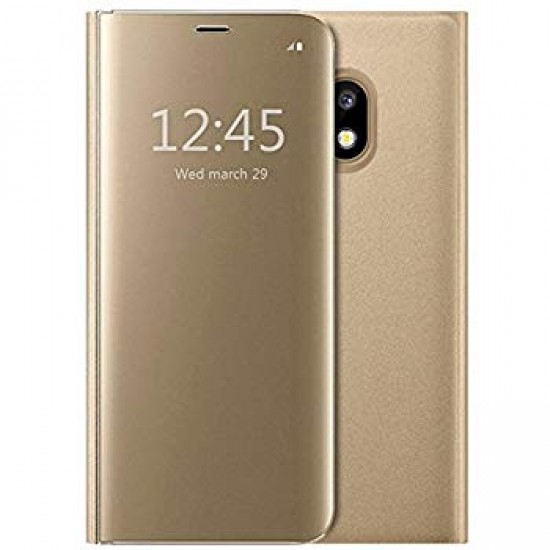 Capa Flip Cover Clear View Samsung Galaxy A21 Dourado Capa Flip Cover Clear View Samsung Galaxy A21 Dourado