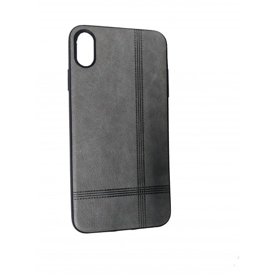 Leather Case For Apple Iphone Xs Max Gray Leather Case For Apple Iphone Xs Max Gray