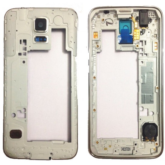 Middle Frame Samsung Galaxy S5 I9600 G900f G900h White