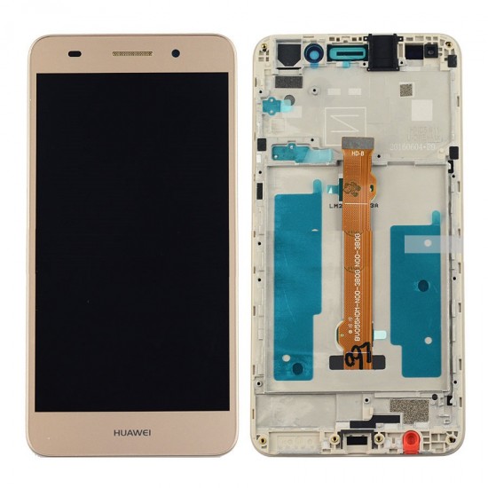 Touch+Display Com Frame Huawei Y6 2, Y6 Ii, Y6-2, Cam-L21 Dourado