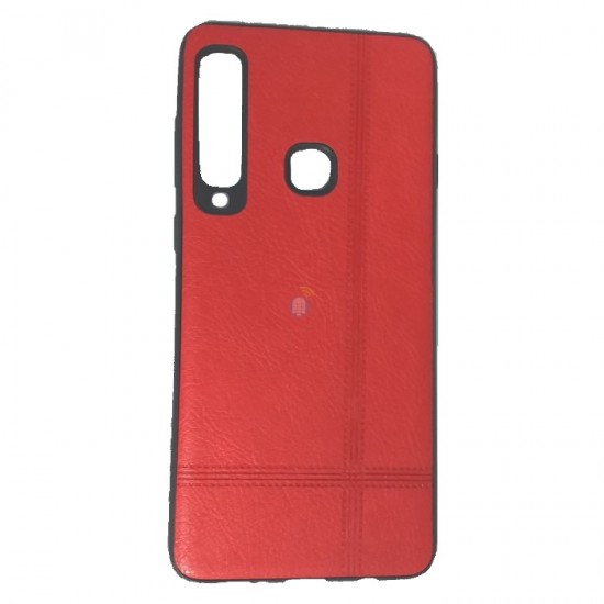 Capa Silicone Gel Com Padrão Couro Samsung Galaxy A9 2018 Vermelho Capa Silicone Gel Com Padrão Couro Samsung Galaxy A9 2018 Vermelho