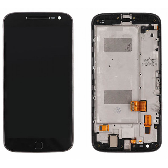 Touch+Display With Frame Motorola Moto G4 Plus/XT1640 5.5" Black
