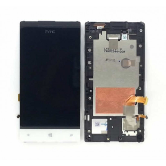 Touch+Lcd With Frame Htc 8s White