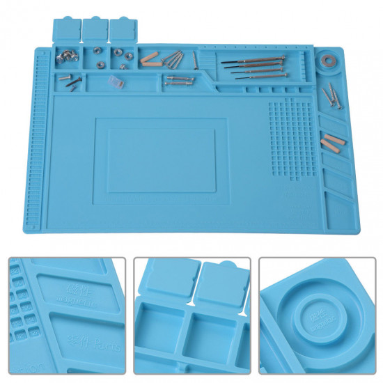 Anti-Static Silicone Mat With Thermal Insulation For Working Surfaces