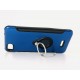 Capa De Silicio Con Metal Y Anillo De Dedo Xiaomi Redmi 6a Azul