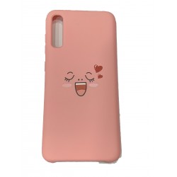Capa De Silicio Con Diseño Para Samasung Galaxy A10 Rosado