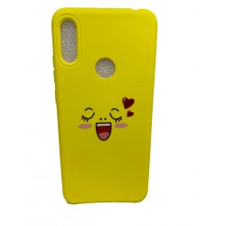 Capa Silicone Gel Com Desenho Huawei Y6 2019 Amarelo