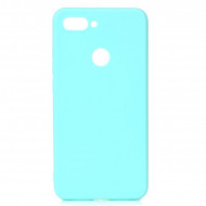 Capa Silicone Dura Xiaomi Mi 8 Lite Azul