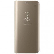 Capa Flip Cover Clear View Samsung Galaxy S9 Dourado