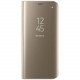 Capa Flip Cover Clear View Samsung Galaxy A6 Plus (2018) Dourado