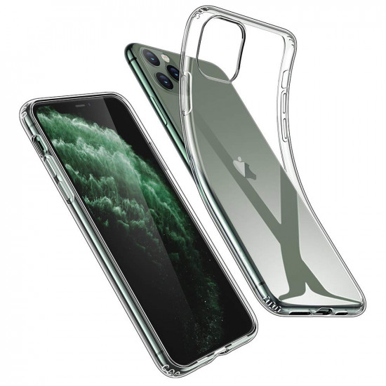 Apple Iphone 11 Pro Silicone Case Flexible Corner Color Transparent