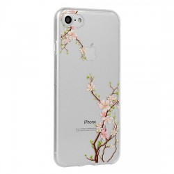 Capa Silicone Gel Com Desenho Flor Huawei Y7 2019 Cherry Desenho