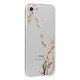 Capa Silicone Gel Com Desenho Flor Apple Iphone X / Xs Transparente Cherry