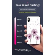 Capa Silicone Dura Com Desenho Flor Vennus Samsung Galaxy S10 Plus Branco Rosa Do Deserto