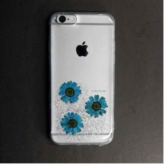 Apple Iphone 6 Vennus Real Flower Silicone Case Amelia
