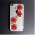 Apple Iphone 6 Vennus Real Flower Silicone Case Flora