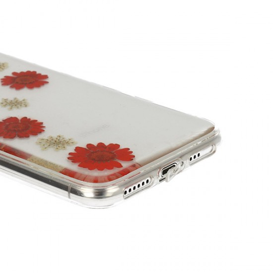 Capa Silicone Dura Com Desenho Flor Vennus Apple Iphone Xs Max Transparente Flora