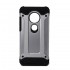 Capa Silicone Anti-Choque Armor Carbon Motorola Moto G7/G7 Plus Cinza