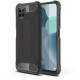 Capa Silicone Anti-Choque Armor Carbon Huawei P Smart S Preto Ring Armor Case