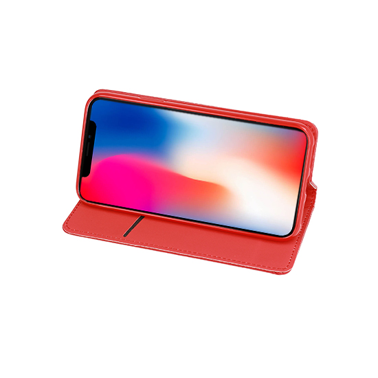 Flip Cover Smart Book Magnet Case Para Apple Iphone Se2 Red
