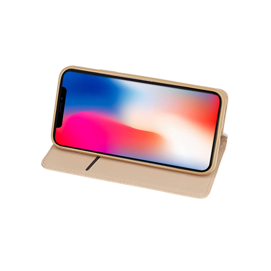 Flip Cover Smart Book Magnet Case Para Samsung Galaxy A30s Gold