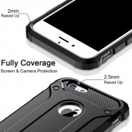 Capa Silicone Anti-Choque Armor Carbon Samsung Galaxy A32 5g A326 Preto Com Protetor De Câmera