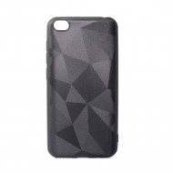 Silicone Prism Diamond Mat Case For Xiaomi Redmi Go Black