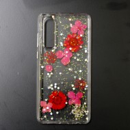 Huawei P30 Vennus Real Flower Silicone Case Julia