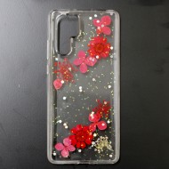 Capa Silicone Dura Com Desenho Flor Vennus Huawei P30 Pro Transparente Julia