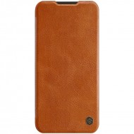 Capa Flip Cover Nillkin Quin Leather Samsung Galaxy S20 Ultra / S11 Plus Castanho