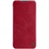 Flip Capa Nillkin Quin Leather Para Samsung Galaxy Note 10 Lite Red