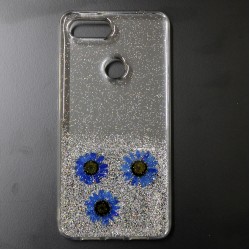 Capa De Silicone Vennus Real Flor Para Xiaomi Mi 8 Lite Amelia