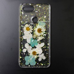Capa De Silicone Vennus Real Flor Para Xiaomi Mi 8 Lite Camila