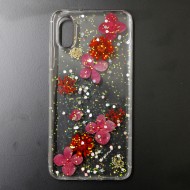 Capa Silicone Dura Com Desenho Flor Vennus Xiaomi Mi 8 Pro Transparente Julia