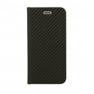 Capa Flip Cover Vennus Carbon Samsung Galaxy A41 Preto