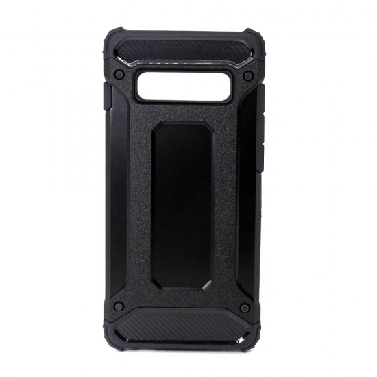 Capa Silicone Anti-Choque Armor Carbon Samsung Galaxy S10 Preto