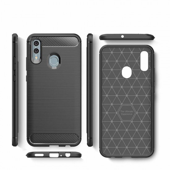 Carbon Cover Huawei P Smart Pro 2019 Black