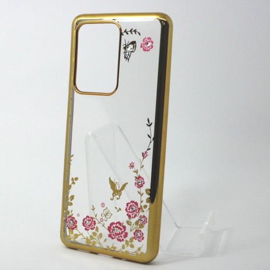 Capa With Flower Design Samsung Galaxy A71 Gold