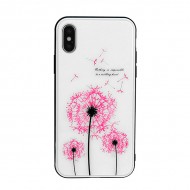 Capa Silicone Dura Com Desenho Flor Vennus Apple Iphone 11 Pro Max Branco Dentes De Leao