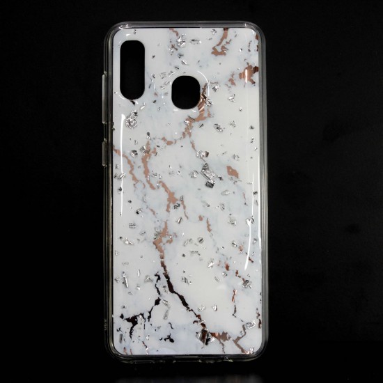 Samsung Galaxy A30/ A20 Hard Cover With Marble Stone Design