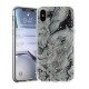 Capa Silicone Dura Com Padrão Marmore Samsung Galaxy A60 Preto
