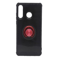 Silicone Case With Metal And Finger Ring Samsung Galaxy A40s Red