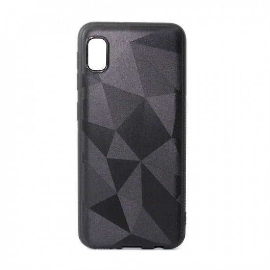 Silicone Prism Diamond Mat Case For Samsung Galaxy A10e Black