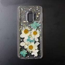Samsung Galaxy S9 Vennus Real Flower Silicone Case Camila