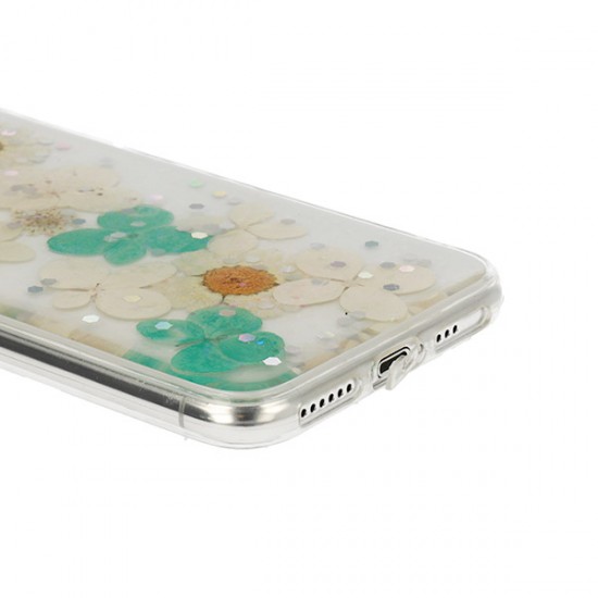 Capa Silicone Dura Com Desenho Flor Vennus Huawei P30 Pro Transparente Camila