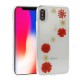 Capa Silicone Dura Com Desenho Flor Vennus Apple Iphone Xs Max Transparente Flora