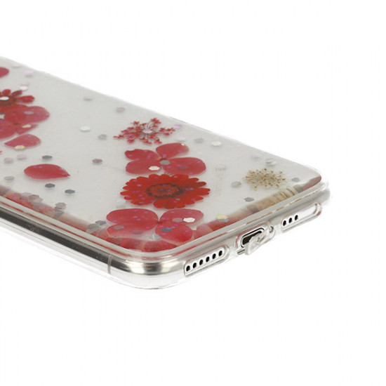 Samsung Galaxy J4 Plus Vennus Real Flower Silicone Case Julia
